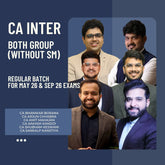 CA Inter May 26 & Sep 26 Exams | Both Group Combo (Without SM) | LIVE Regular Batch